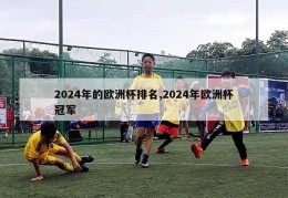 2024年的欧洲杯排名,2024年欧洲杯冠军