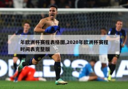 年欧洲杯赛程表格图,2020年欧洲杯赛程时间表完整版