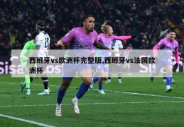 西班牙vs欧洲杯完整版,西班牙vs法国欧洲杯