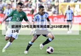 欧洲杯19号比赛预测结果,2020欧洲杯19号